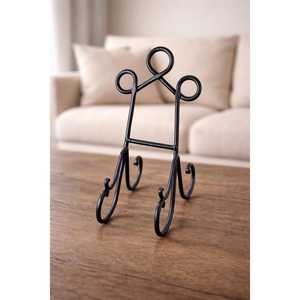 ขาตั้งโต๊ะโลหะดีไซน์สวยงามสั่งทำพิเศษสำหรับตกแต่ง ขาตั้งพื้นโลหะแบบพกพาสำหรับจัดแสดงของตกแต่ง - Product Image 1