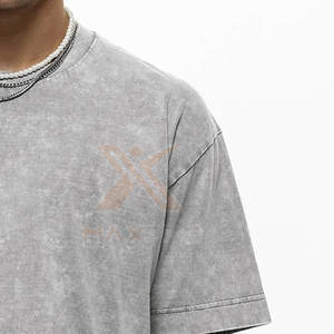 T-shirts pour hommes, dernier design, faible MOQ, vêtements d'été, impression de logo personnalisée - Product Image 4