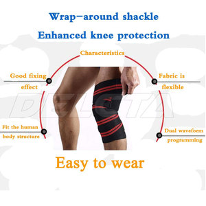 Bandes de genou professionnelles de nouvelle conception, vente en gros, bandes de genou pour la musculation, bandes de genou à bas prix - Product Image 2