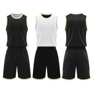 เสื้อบาสเก็ตบอลแบบกลับด้านได้สองด้าน ผ้าโพลีเอสเตอร์ 100% ระบายอากาศ แห้งเร็ว ขายส่งยอดนิยม ปรับแต่งได้ตามต้องการ - Product Image 5