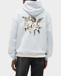 Men's <b>Custom</b> Screen Printing Pullover Hoodie Premium Cotton Fleece Casual Men's Sweatshirt With <b>Custom</b> Logo Supplier OEM - Product Image 2