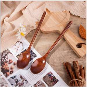 Juego de Utensilios de Cocina de Madera Orgánica de 6 Piezas Estilo Oriental TIMELESS CRAFT, Soporte para Utensilios de Cocina, Espátula, Cuchara, Resistente a Altas Temperaturas - Product Image 2