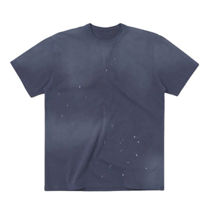 เสื้อยืดผู้ชายทรงโอเวอร์ไซส์ ผ้าคอตตอนถักเนื้อหนา 200 กรัม สีพื้น สไตล์เรโทร ลุคสบายๆ สตรีทแวร์ คอกลม แขนสั้น - Product Image 1