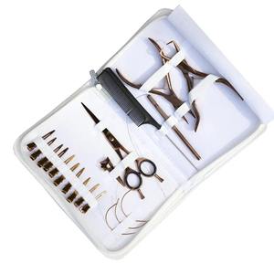 Kit de herramientas multifuncionales para extensiones de cabello para salón de belleza, juego de accesorios profesionales para extensiones de cabello con estuche de almacenamiento - Product Image 3
