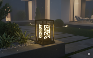 Lampes de jardin Vietnam CM Decor pour extérieur/villa/jardin, semi-encastrées, avec plan de conception AutoCAD, en acier/inox détachable, blanc chaud, 100 lm/W - Product Image 3