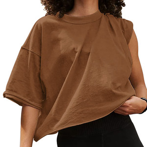Camiseta Deportiva de Secado Rápido para Mujer, Talla Grande, Marca de Alta Calidad, Nueva Llegada 2026, Algodón y Poliéster, Logotipo Personalizado Bordado - Product Image 1