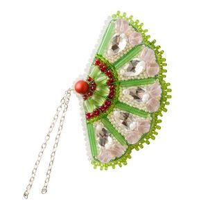Broche Decorativo de Animales Adorables con Cuentas de Semillas y Perlas Bordadas, Elegante Hecho a Mano, Accesorio - Product Image 6