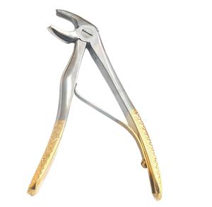 HEXA CARE Gold-Plated <b>Dental</b> Tooth Extraction Forceps Manual Children's <b>Dental</b> <b>Surgical</b> <b>Instruments</b> New Arrival - Product Image 1