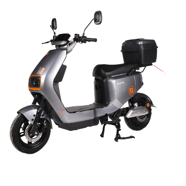 Long-Distance Adult Electric Scooter 60V 2000W High Speed EEC Certified 2-Wheel E-Motorcycle with Rear Storage Box