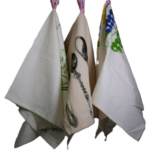 Serviette de cuisine 100% coton, logo personnalisé, écologique, réutilisable, séchage rapide, douce et élégante, grande capacité. - Product Image 4
