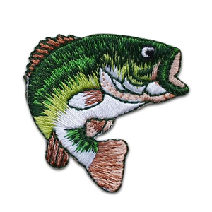 Badges brodés en feutre non tissé style sport, avec support thermocollant en PU, formes irrégulières, broderie 3D personnalisée, designs abordables - Product Image 1