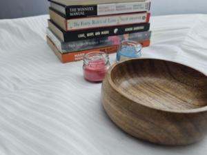 Cuenco de madera hecho a mano para velas |   Recipiente de Madera Natural para Velas y Frascos para Velas de Cera de Soja - Product Image 2