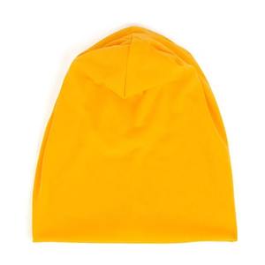 Bonnet unisexe en coton couleur unie pour homme et femme, style décontracté, collection Printemps-Hiver, bonnets turban élastiques - Product Image 3