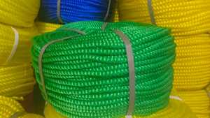 Corde de combat en PE jaune, diamètre de 2 mm à 15 mm, longueur de 100 pieds, durable, utilisation universelle - Product Image 3