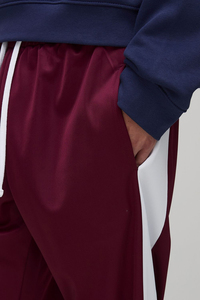 Pantalon de survêtement ample et décontracté pour homme en polyester/coton, coupe large, brodé, effet délavé, personnalisable, vente en gros - Product Image 2