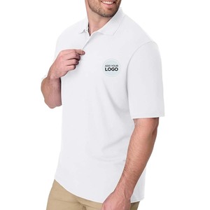 <b>3</b> Buttons Casual Work T Shirts Quick Dry Short Sleeve Golf Shirt Pique Polo Shirt - Product Image 5