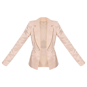 Traje de Blazer Personalizado para Mujer, Estilo Minimalista, Alta Costura, Casual, Formal, de Oficina, Dos Piezas, Chaqueta y Pantalones a Medida, Fabricante Mayorista - Product Image 2