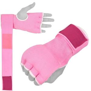 Top Luxury High Quality Hand Wraps Elasticated Gel Padded Inner Gloves Long Wrist Support <b>Dummy</b> Mitts - Product Image 4