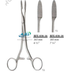 Dressing Forceps <b>Model</b> Pean 18cm Feature Serrated Tips Precision Grip Stainless Steel <b>Medical</b> Instrument - Product Image 1
