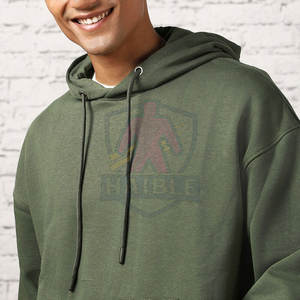 Prix de gros, sweats à capuche surdimensionnés en coton mélangé de haute qualité, fabriqués sur mesure, en stock, en vente - Product Image 5