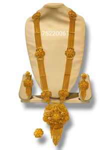 AWAIS HOUSE Collier Hiphop en laiton plaqué or 6 grammes avec diamant serti griffe infini, pour femmes africaines, idéal pour fiançailles et mariages - Product Image 6