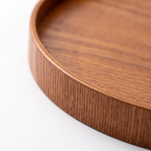 Bandeja de Desayuno de Madera con Borde Elevado, Acabado con Vetas de Madera Natural, Bandeja para Servir Café, Té y Comida para el Hogar, Hotel o Restaurante - Product Image 3