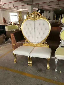 Phong cách Pháp Ghế sofa đơn Cung điện đám cưới tình yêu ghế phong cách Châu Âu Vua ghế câu lạc bộ chạm khắc trang trí cao trở lại hình ảnh - Product Image 5