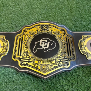 Ceinture en alliage de zinc Colorado Buffaloes Championship 2mm/4mm, taille haute, confortable, durable, professionnelle, unisexe - Product Image 1