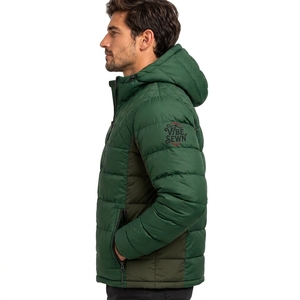 <b>Winter</b> <b>Men</b> Puffer Jacket Thick Quilted Design Warm Insulation Durable Fabric Comfortable Fit Outdoor Casual <b>Wear</b> OEM - Product Image 5