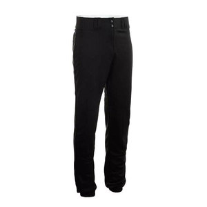 Men Baseball Jersey Set <b>White</b> Short Sleeve <b>Button</b> Front Black Pants Moisture Wicking All Seasons Adult Regular Fit - Product Image 6