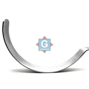 GRAYROCKS Rétracteur Deaver 180 mm en acier, instrument chirurgical manuel certifié CE Classe I pour la chirurgie générale - Product Image 4