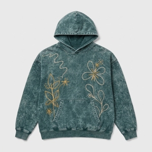 Sudadera con capucha bordada para hombre, diseñada para mayor comodidad con tela de calidad, costuras impecables y estilo versátil para uso diario informal. - Product Image 2