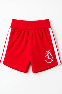 Shorts de boxe actifs en tissu polyester, impression par sublimation personnalisée, logo brodé, respirant, entraînement, taille personnalisée - Product Image 2