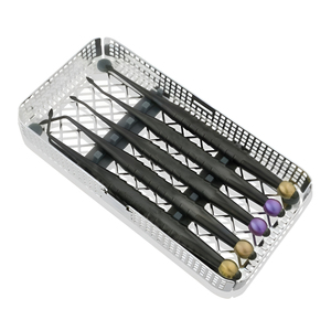 SAMBRIALMED Proximator Luxating Elevators, cassette de 5 pièces, revêtement en titane noir, certifié CE - Product Image 1