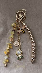 Handcrafted Embroidery <b>Keychain</b> with Premium Beadwork Stylish Bag Accessory - Product Image 4