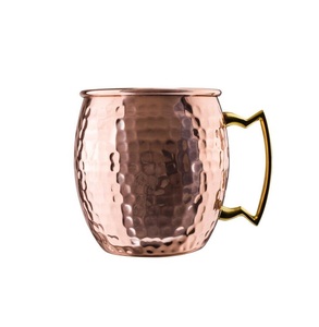 Hot Selling Copper <b>Mug</b> Customized Best Quality Copper Made Moscow Mule <b>Mug</b> for Cocktail and <b>Coffee</b> <b>Mug</b> <b>Set</b> of 2 - Product Image 1