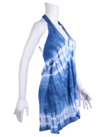 Belle robe colorée d'inspiration bohème tie-dye sans manches débardeur robes sexy et élégantes TDD 0222