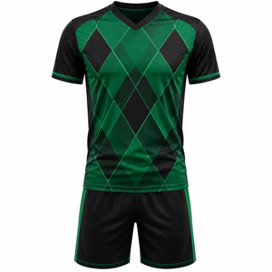 Proveedor de Uniformes Deportivos de Fútbol Personalizados, Pantalones Cortos de Fútbol, Uniformes de Equipo OEM de Fábrica, Secado Rápido, 100% Poliéster, Impresión por Sublimación - Product Image 1