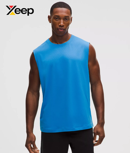 เสื้อกล้ามออกกำลังกายผู้ชาย XEEP รุ่น XC-GTT-33 คุณภาพสูง ระบายอากาศได้ดี แห้งเร็ว พิมพ์ลายแบบ Heat-Transfer ผ้าถัก 100% คอตตอน คอกลม ด้านหน้า - Product Image 1