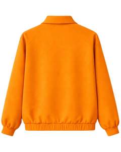 Conjunto Deportivo Personalizado Naranja para Mujer, Chaqueta con Cierre y Pantalones Jogger, Ropa Deportiva Casual de Dos Piezas, Atuendo Deportivo Cómodo - Product Image 3