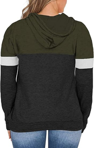 Women's Stylish <b>Long</b> <b>Hoodie</b> Solid Color Heavy Fleece Sweatshirt Warm Winter Pullover Oversized Casual Streetwear 2026 - Product Image 4