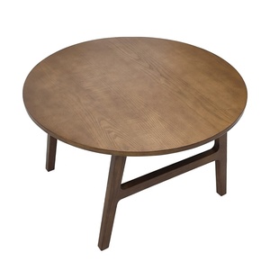 Table basse en bois de caoutchouc de qualité supérieure Meubles de salon OEM et marque personnalisée fabriquée au Vietnam à bas quantité minimale de commande - Product Image 4