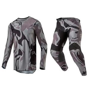 Combinaison de motocross personnalisée avec design imprimé MX, pantalon et maillot à manches longues, respirante, à séchage rapide, coupe-vent, pour course de moto tout-terrain, été - Product Image 1