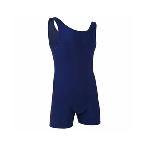 Combinaison de lutte personnalisable sur le devant, OEM, extensible, en Spandex/Polyester, compression douce, confort, séchage rapide, performance, flexible - Product Image 3