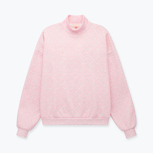 เสื้อสเวตเชิ้ตผู้หญิงคอเต่าทรงโอเวอร์ไซส์ ผ้าฝ้ายหนานุ่ม อุ่นสบาย ขนฟลีซขัดเงา ทรงหลวมใส่สบาย เหมาะสำหรับฤดูหนาว - Product Image 1