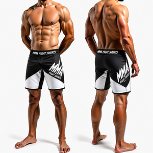 Pantalones Cortos de Lucha MMA Sublimados Personalizados con Impresión HD para Hombre, Pantalones Cortos de Grappling BJJ Sin Gi, Ropa de MMA al por Mayor, Kimono de Jiu Jitsu, Ropa Cómoda - Product Image 6