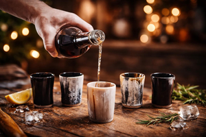 Jarra Vikinga de Cuerno de Búfalo de Alta Calidad, Ecológica y Pulida, con Vaso de Chupito para Bodas y Restaurantes - Product Image 6