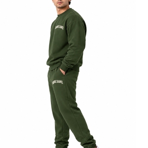 Ensemble de survêtement décontracté personnalisé pour homme – Col rond, manches longues, coupe confortable et élastique – Idéal pour l'automne - Product Image 3