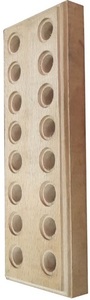 Support à pinces en bois de qualité supérieure pour la fabrication de bijoux, 16 trous, modèle 530/12 Punjab, vente en gros à bas prix - Product Image 3