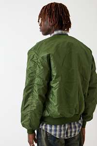 Chaqueta Bomber para Hombre, Estilo Urbano, Ligera, para EU, US, AU, Chaqueta Ma1 Juvenil, Logotipo Personalizado, Bordado OEM, Chaqueta Casual Tipo Letterman - Product Image 2